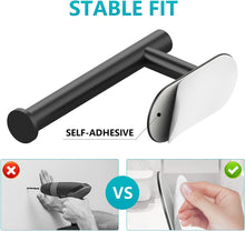 Load image into Gallery viewer, VMVN Adhesive Toilet Paper Holder Brushed Nickel, Stainless Steel Toilet Roll Holder, for Bathroom ,Washroom Wall Mount (1 Pack)
