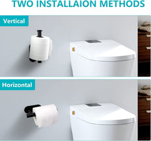 Load image into Gallery viewer, VMVN Adhesive Toilet Paper Holder Brushed Nickel, Stainless Steel Toilet Roll Holder, for Bathroom ,Washroom Wall Mount (1 Pack)
