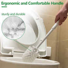 Load image into Gallery viewer, VMVN Toilet Bowl Brush and Holder,Compact Toilet Cleaner Brush Set for Bathroom Deep Cleaning ,Silicone Bristles Toilet Scrubber
