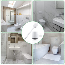 Load image into Gallery viewer, VMVN Toilet Bowl Brush and Holder,Compact Toilet Cleaner Brush Set for Bathroom Deep Cleaning ,Silicone Bristles Toilet Scrubber
